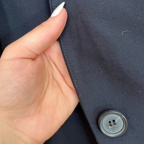 Ann Taylor 2-Piece Navy Suit **4P blazer and 6P skirt** - Picture 3 of 4